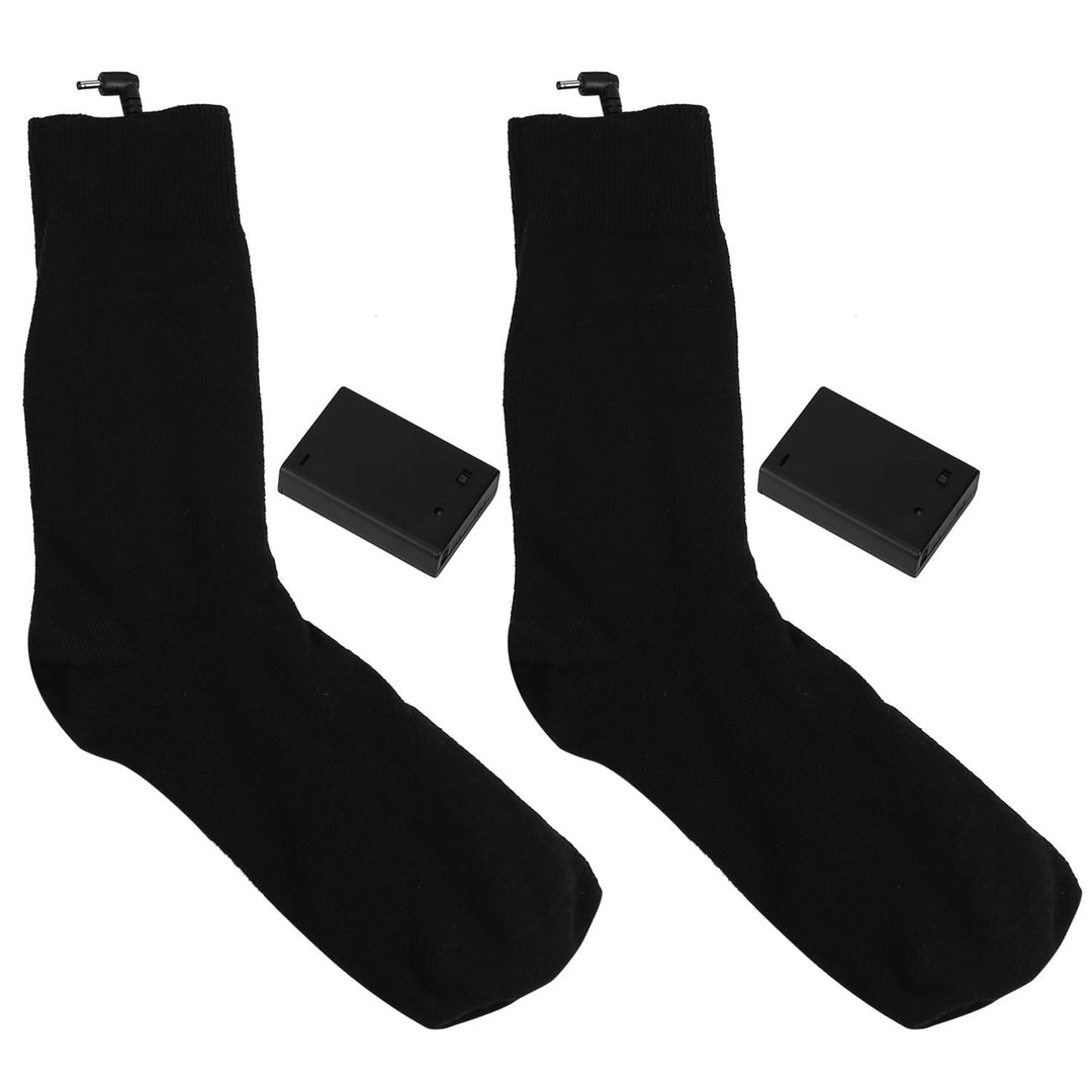 Unisex Electric Heated Socks Rechargeable Battery Heated Socks Winter Warm Thermal Socks Image 9