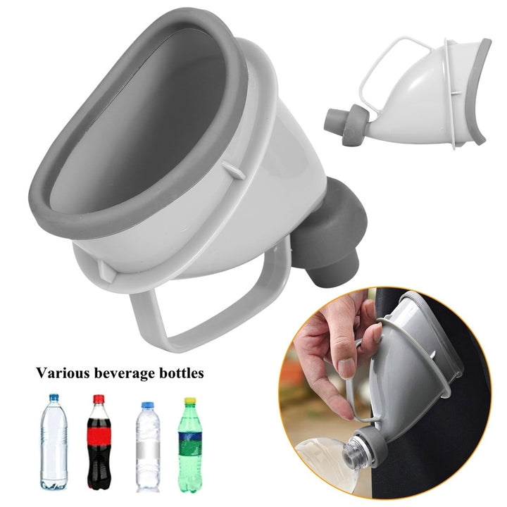 Unisex Potty Pee Funnel Adult Emergency Urinal Device Portable Male Female Toilet Image 2