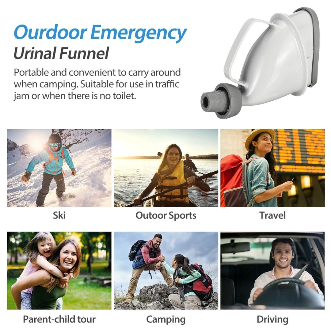 Unisex Potty Pee Funnel Adult Emergency Urinal Device Portable Male Female Toilet Image 8