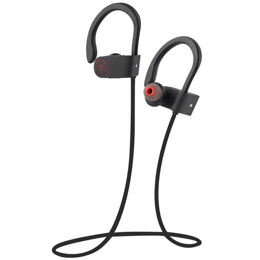 Wireless Headset IPX7 Waterproof Sport Headphones In-Ear Wireless4.1 Stereo Earphone Noise Canceling Neck Earbuds Image 1