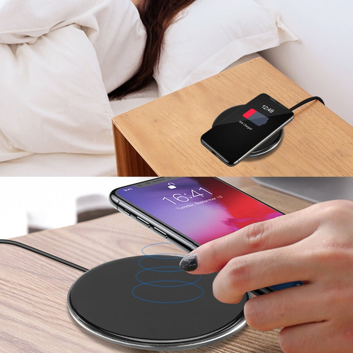 Wireless Charger Qi-Certified Ultra-Slim 5W Charging Pad for iPhone XS MAX XR XS X 8 8 Plus Image 7