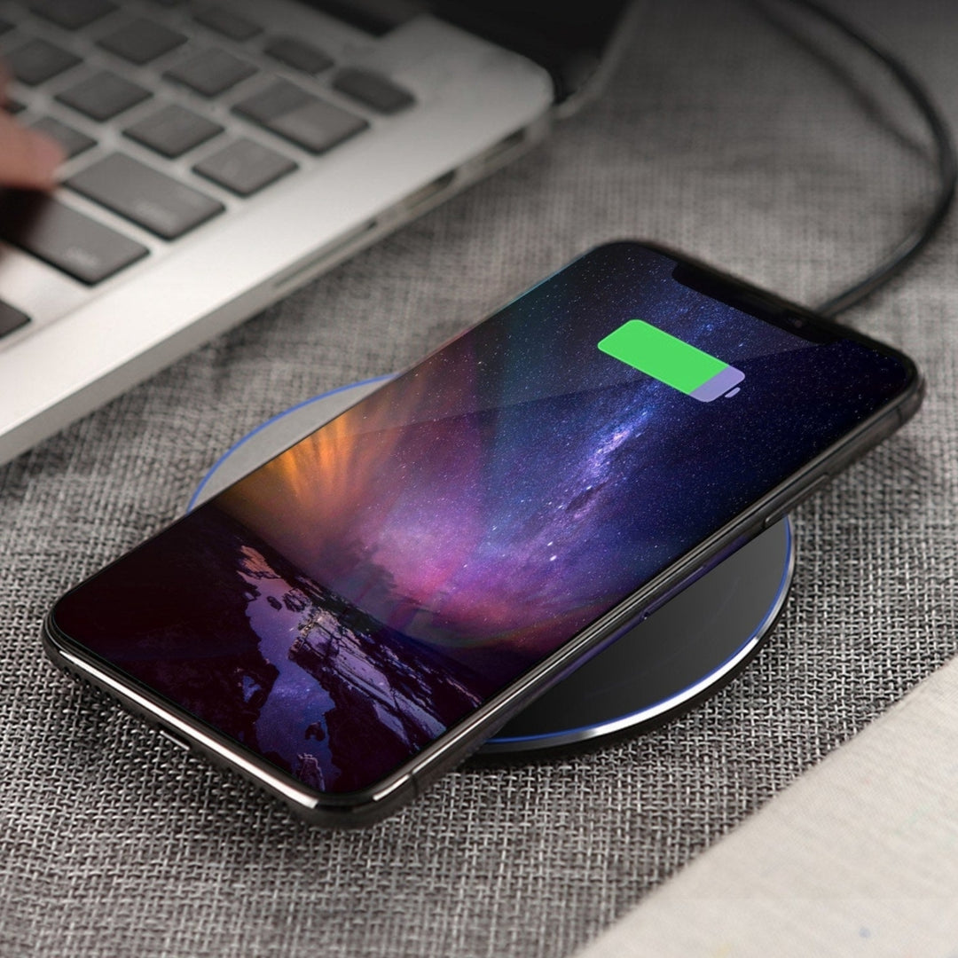 Wireless Charger Qi-Certified Ultra-Slim 5W Charging Pad for iPhone XS MAX XR XS X 8 8 Plus Image 12