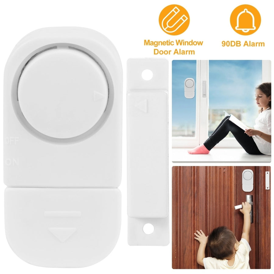 Wireless Window Door Magnet Alarms Magnetic Sensor Security Burglar Alarm For Kid Safety Image 1