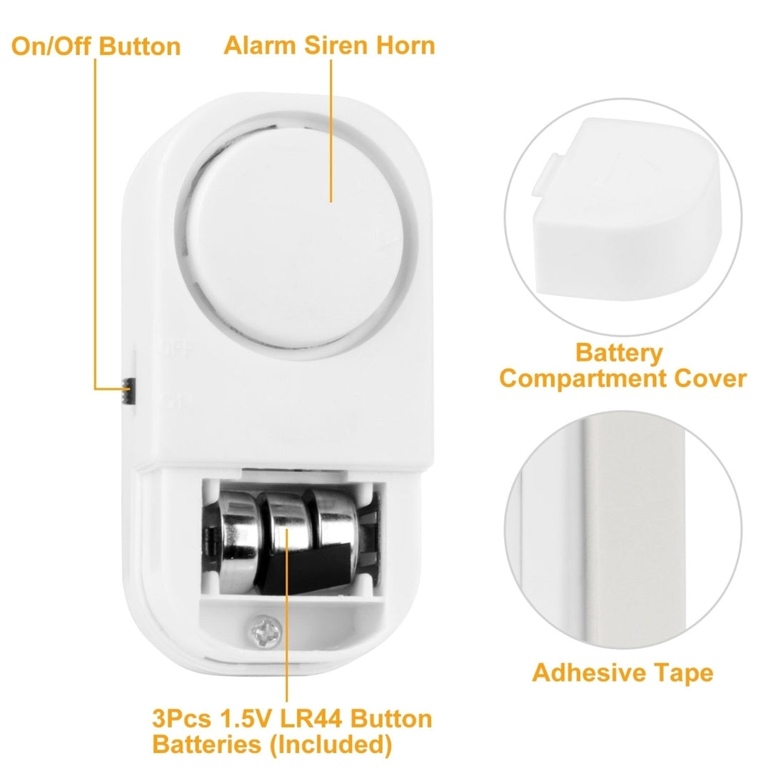 Wireless Window Door Magnet Alarms Magnetic Sensor Security Burglar Alarm For Kid Safety Image 3