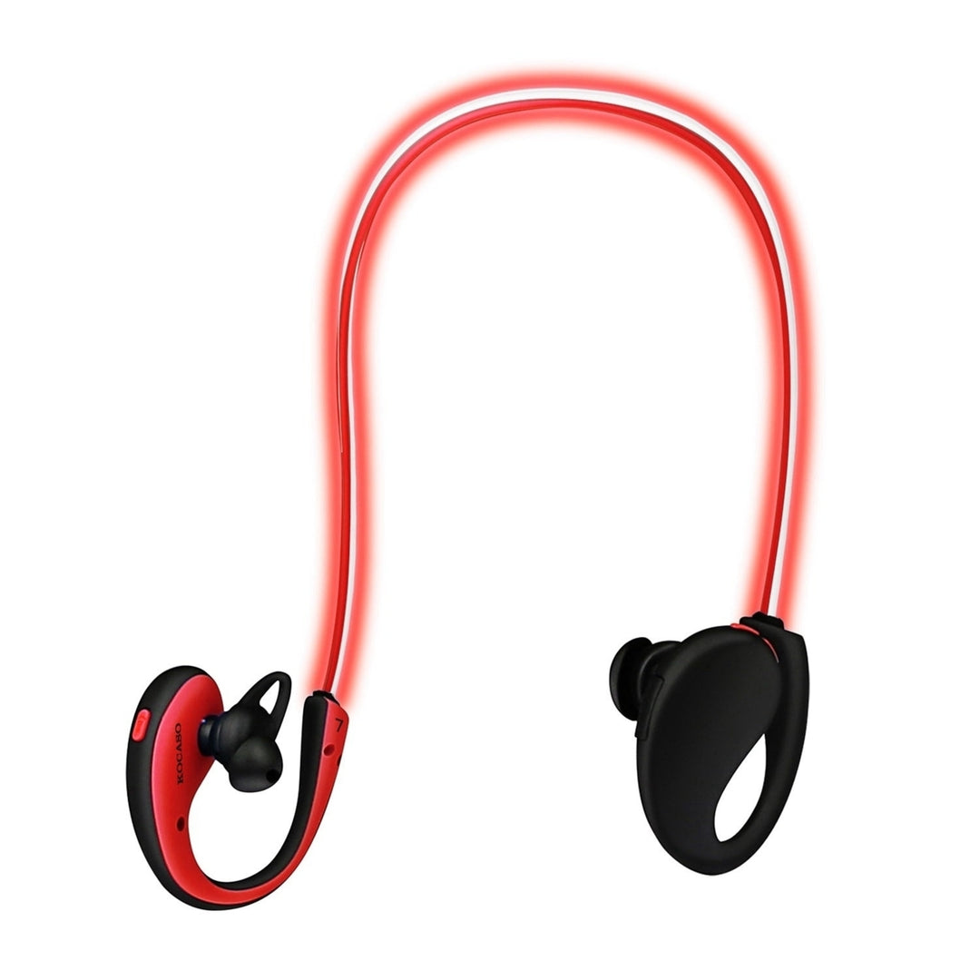 Wireless Sports Headsets Wireless V4.1 Neckband Earphones HD Stereo Sweat-proof Headphones Earbuds Image 3