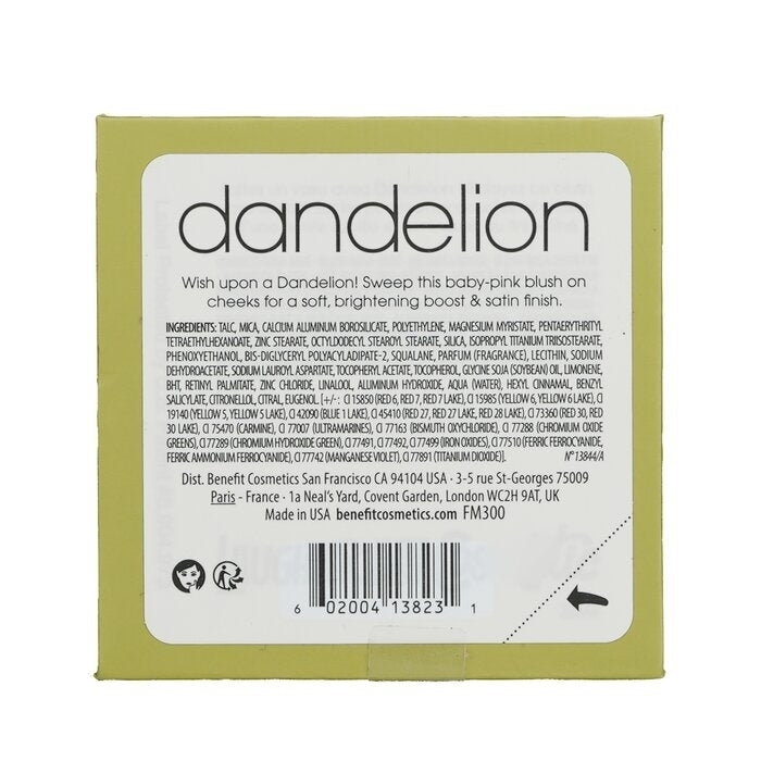 Benefit - Dandelion Baby Pink Brightening Blush(6g/0.21oz) Image 3