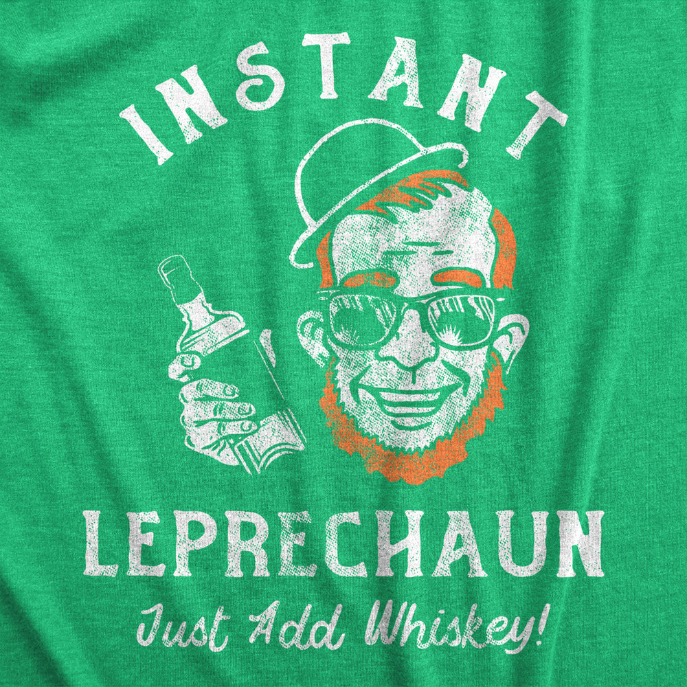 Mens Instant Leprechaun Just Add Whiskey T Shirt Funny St Paddys Day Parade Drinking Tee For Guys Image 2