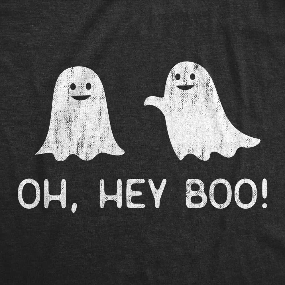 Mens Oh Hey Boo T Shirt Funny Halloween Party Ghost Relationship Tee For Guys Image 2