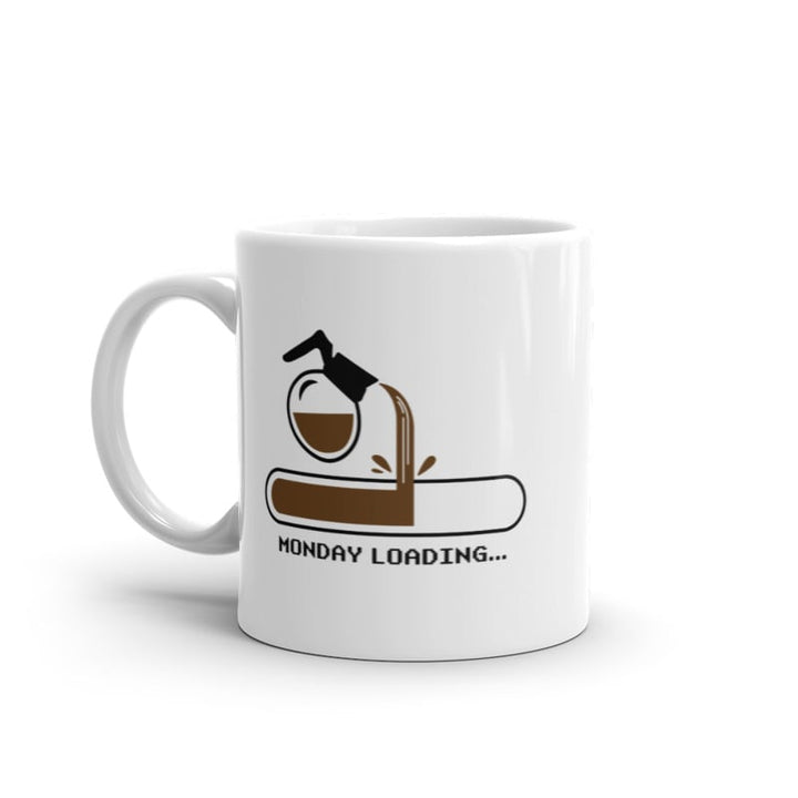 Monday Loading Mug Funny Sarcastic Load Bar Coffee Pot Graphic Novelty Cup-11oz Image 1