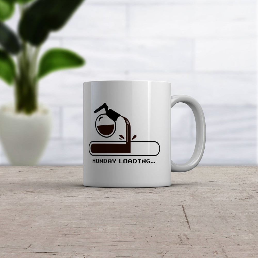 Monday Loading Mug Funny Sarcastic Load Bar Coffee Pot Graphic Novelty Cup-11oz Image 2