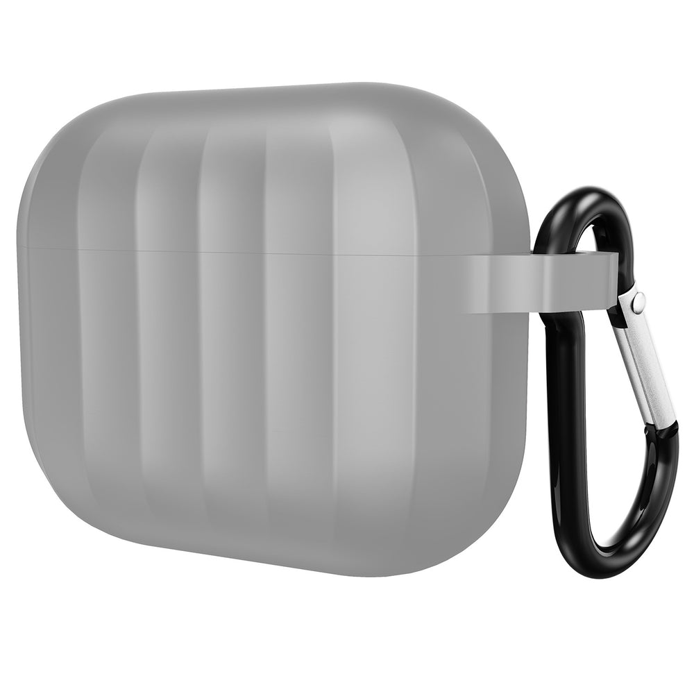 navor Cover for AirPods 3rd Generation (2021),Soft Silicone Protective Case with Metal Hook Compatible for AirPods Image 2