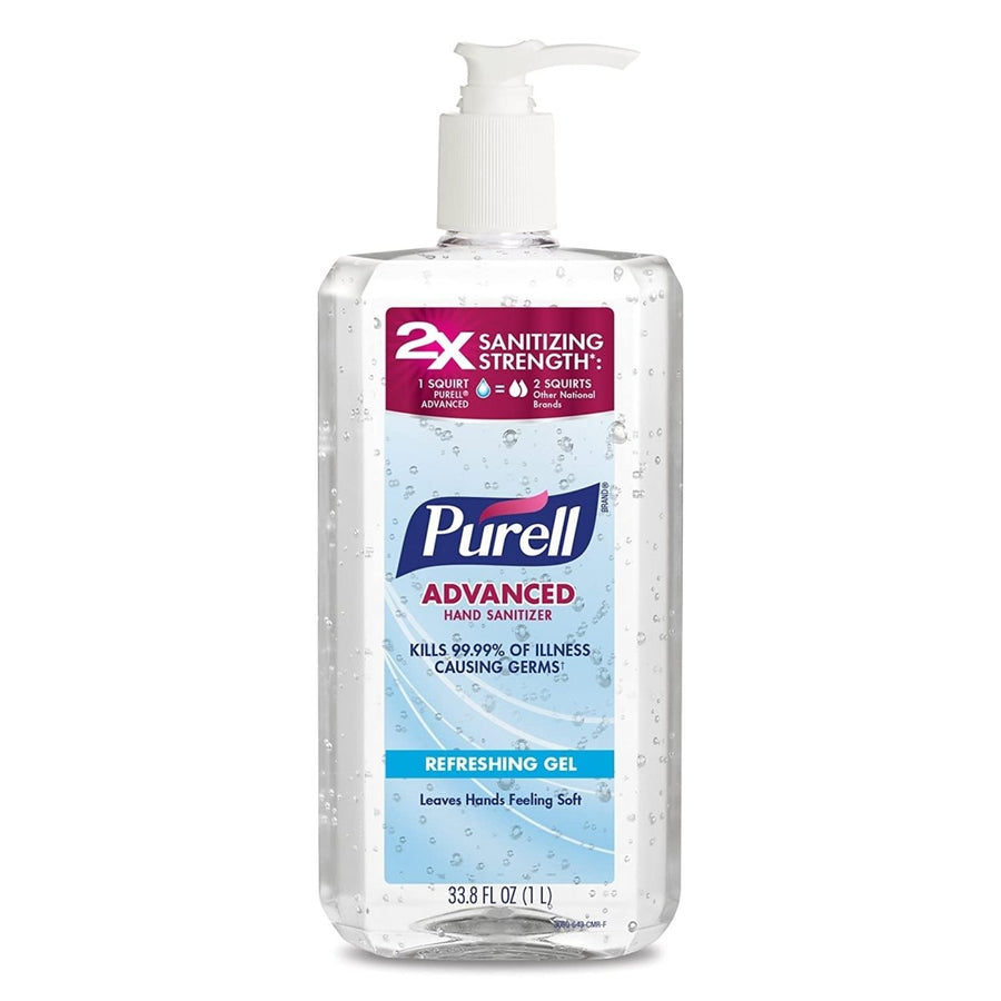 Purell Advanced Hand Sanitizer Refreshing Gel Clean Scent (1 Liter) Image 1