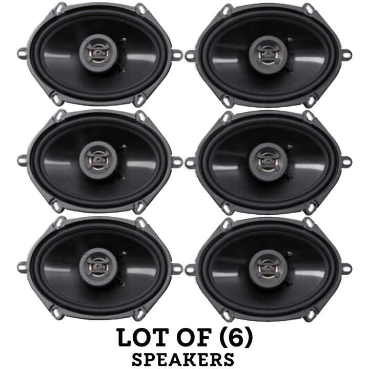 (Set of 3) Pair Hifonics ZS5768CX 5x7" or 6x8" 500 Watt Coaxial Car Audio Speakers Image 1