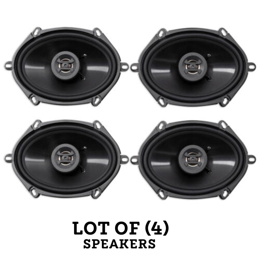 (Set of 2) Pair Hifonics ZS5768CX 5x7" or 6x8" 500 Watt Coaxial Car Audio Speakers Image 1
