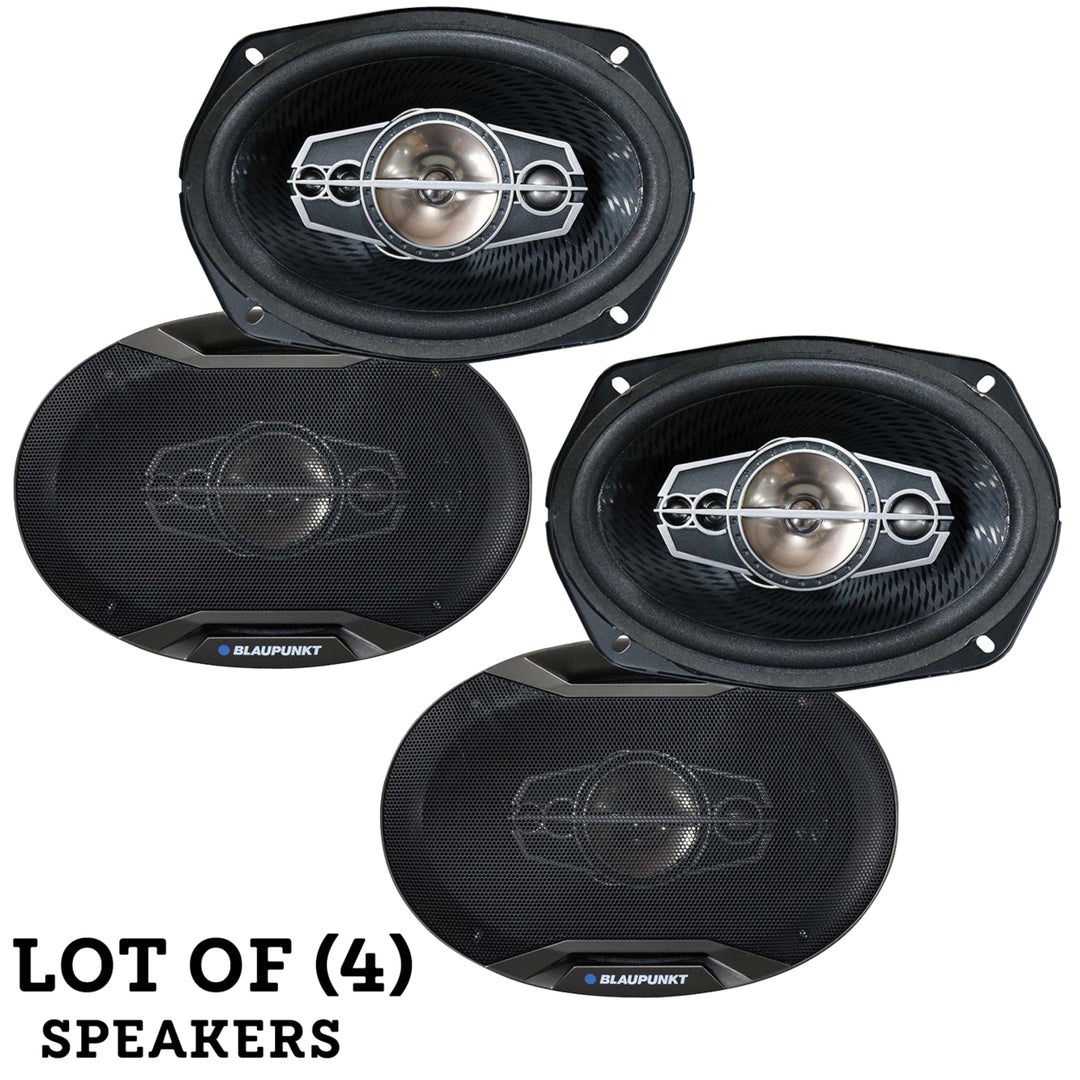 (Set of 2) BLAUPUNKT GTX695 6" x 9" 5-Way Coaxial Car Speakers 750 Watts 4 Ohm Image 1