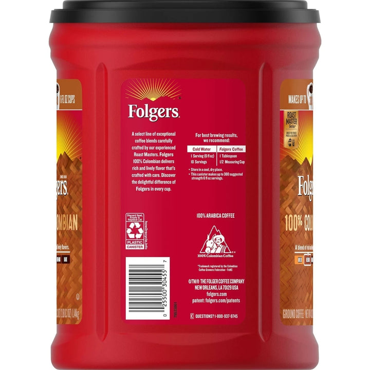 Folgers 100% Medium Roast Ground Colombian Coffee (40.3 Ounce) Image 2