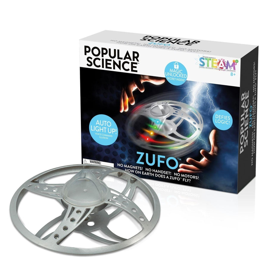 Popular Science ZUFO Hand Soaring Hover Spinner LED Drone STEAM WOW Stuff Image 1