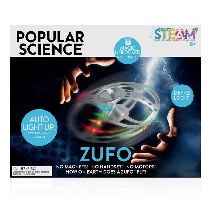 Popular Science ZUFO Hand Soaring Hover Spinner LED Drone STEAM WOW Stuff Image 4