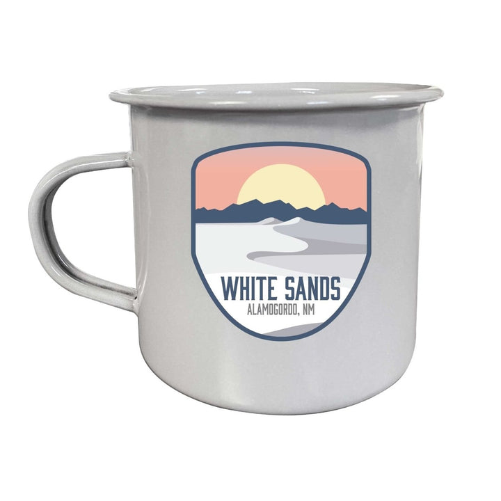 White Sands Alamogordo Mexico 16 oz Gray Tin Camper Mug Choice of Design Image 4