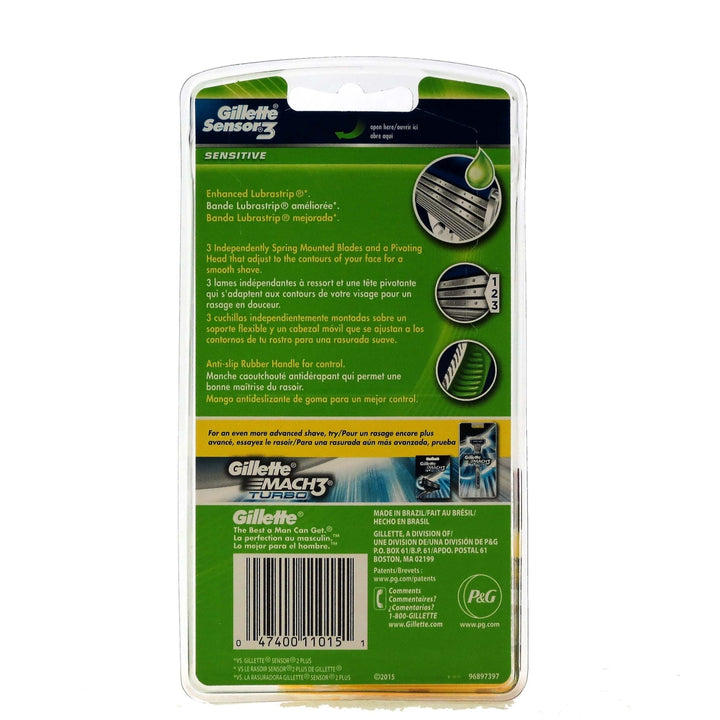 Gillette Sensor 3 Sensitive (4 Pack) Image 2