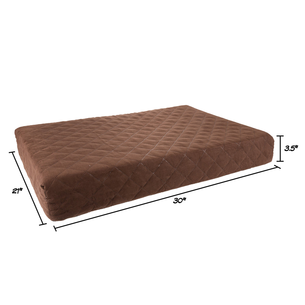 Waterproof Indoor Outdoor Memory Foam Orthopedic Small Medium Pet Dog Bed Removable Cover 20 x 30 Inches Image 2