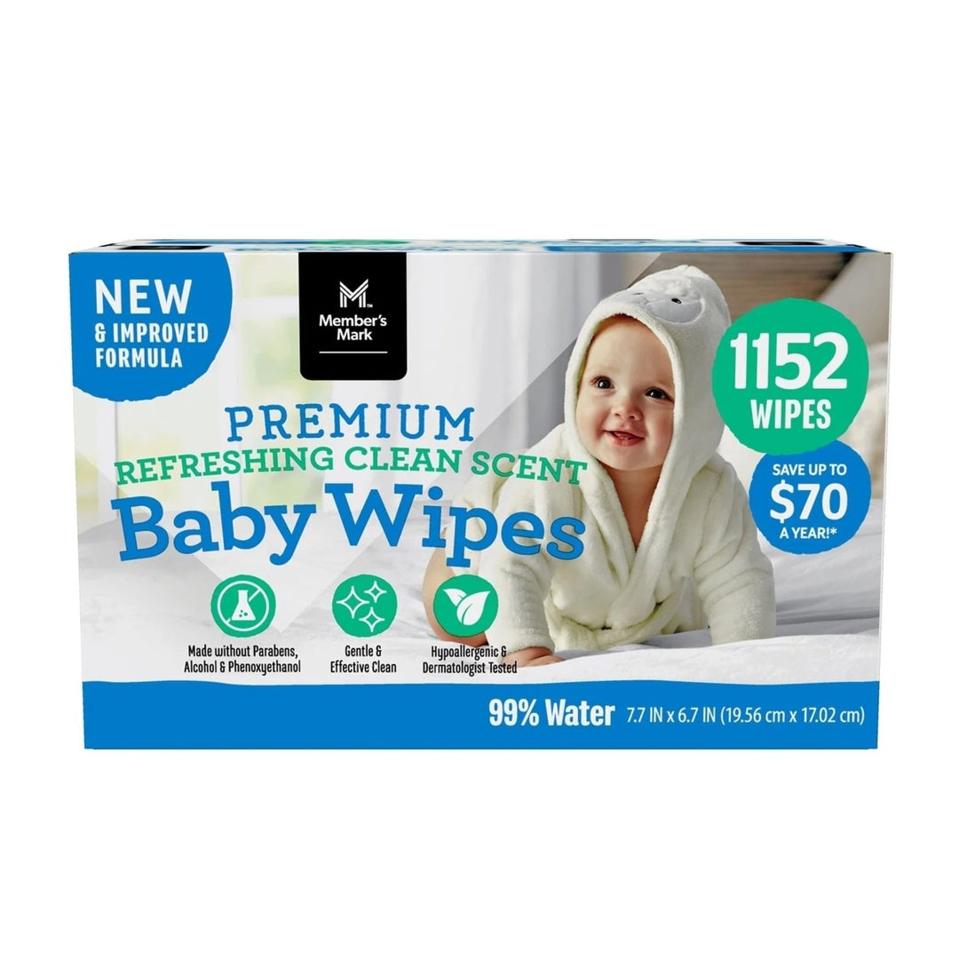 Members Mark Premium Scented Baby Wipes (1,152 Count) Image 1