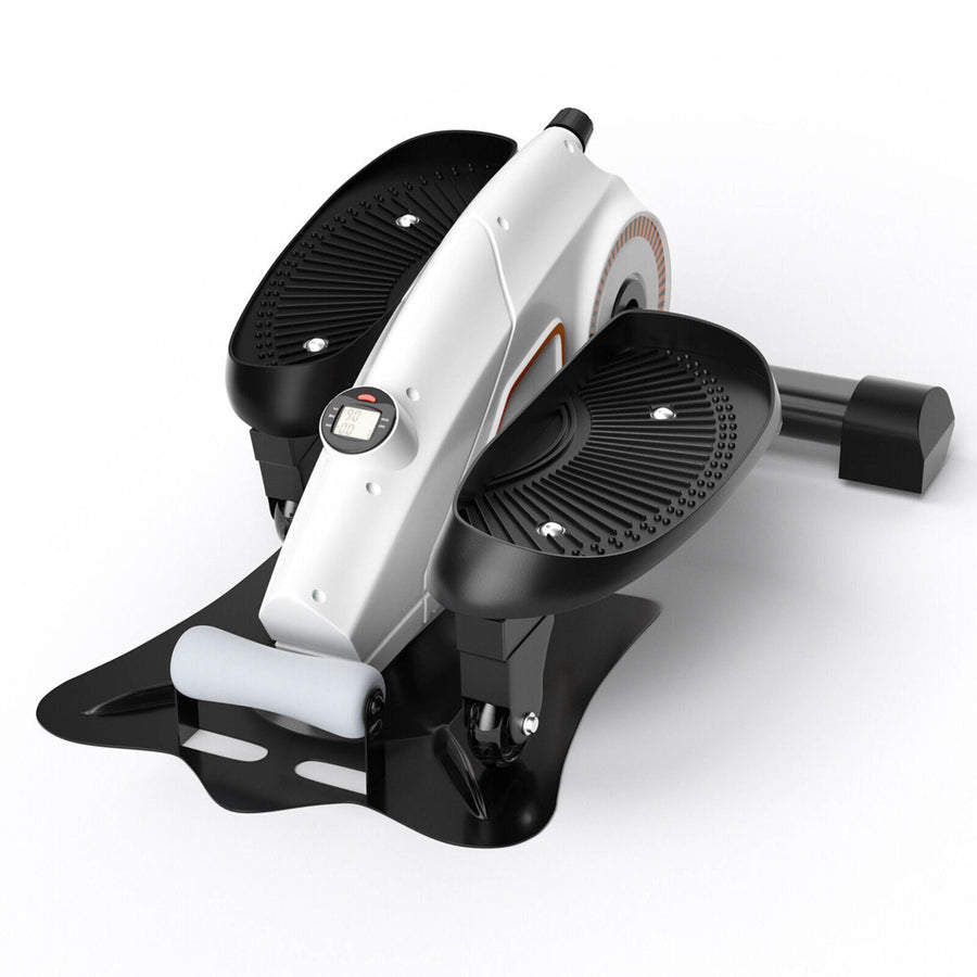Portable Mini Magnetic Elliptical Stepper Machine Resistance Adjustable Fitness Image 1