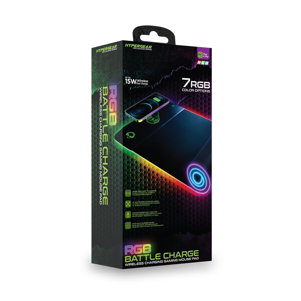 HyperGear Battle Charge Wireless Gaming Mouse Pad with Wireless Charging (15584-HYP) Image 2