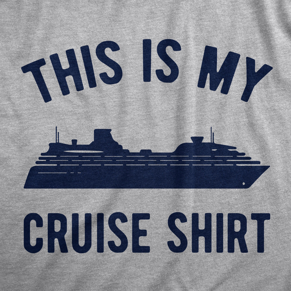 Womens This Is My Cruise Shirt Tee Funny Vacation Travel Boat Tshirt For Ladies Image 2