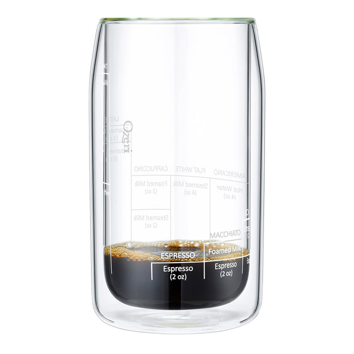 Moderna Artisan Series 15 oz Double Wall Barista Coffee Glass Image 9