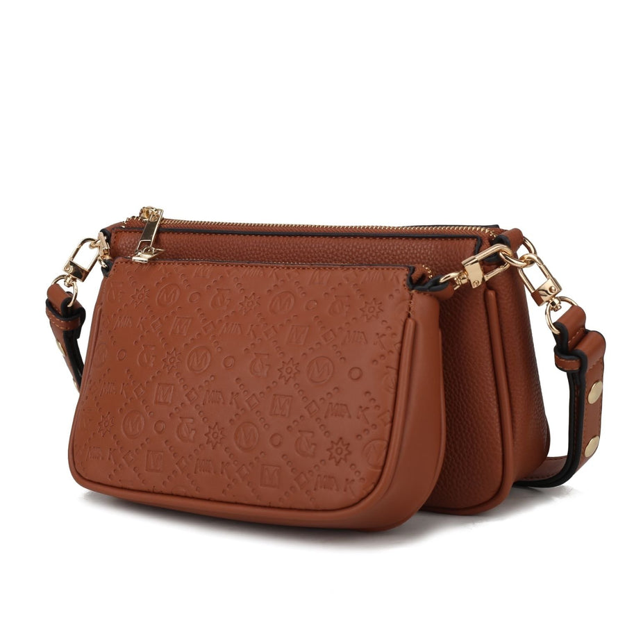 MKF Collection Greta Crossbody Bag Vegan Leather Shoulder Bag,Handbag by Mia K Image 2