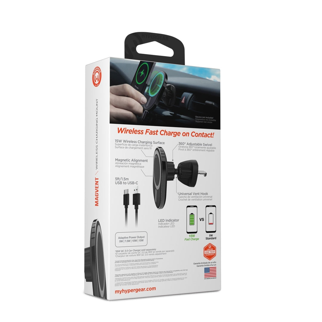 HyperGear MagVent Wireless Car Charging Mount for iPhone 13 (15454-HYP) Image 12