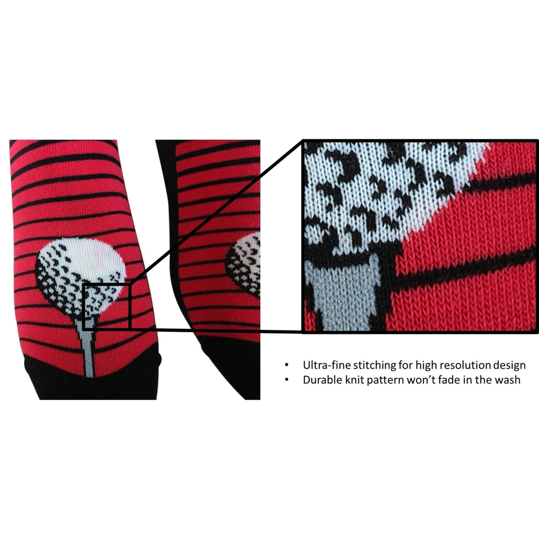 Plaid Beer Socks Funny Mug of Frothy Ale Pattern Drinking Novelty Footwear (Mens) Image 4