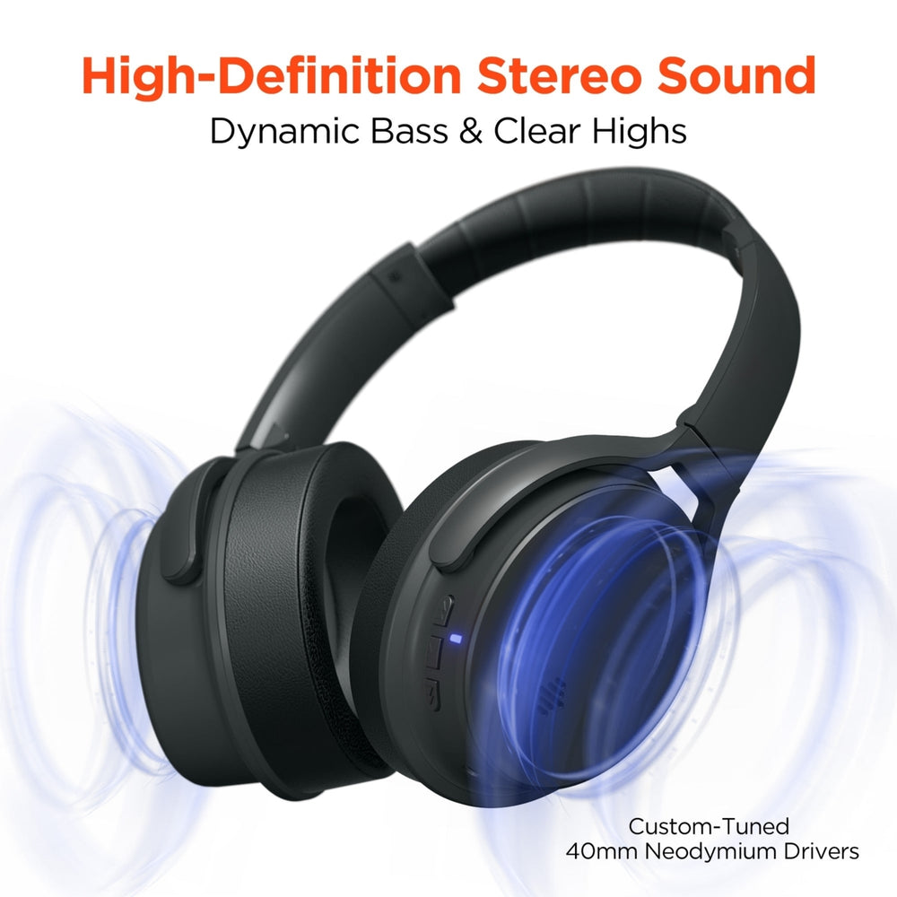 HyperGear Stealth ANC Wireless Headphones with Dynamic Bass Feature (15540-HYP) Image 2