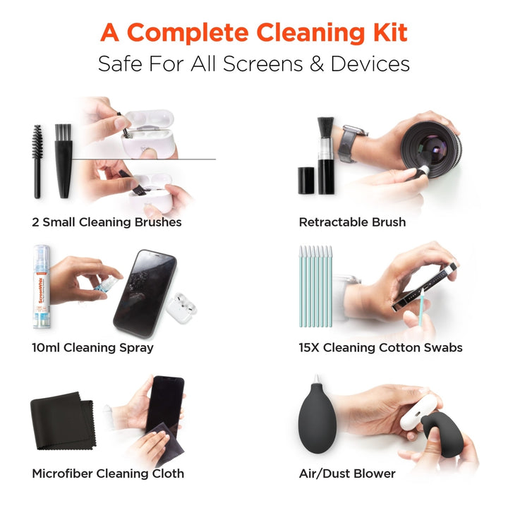 HyperGear ScreenWhiz 7-in-1 Complete Tech Cleaning Kit (15559-HYP) Image 10