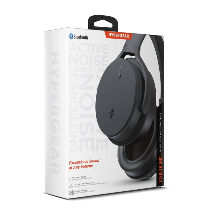 HyperGear Stealth ANC Wireless Headphones with Dynamic Bass Feature (15540-HYP) Image 11