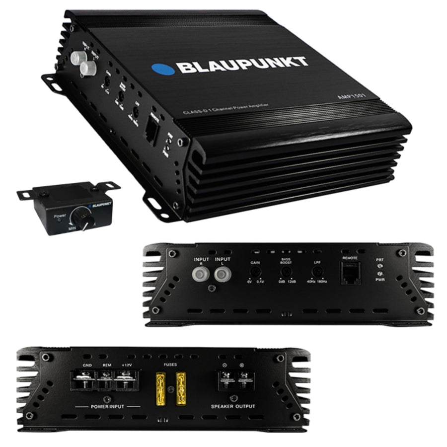 Blaupunkt AMP1500M High-End 1500 Watts Monoblock Car Audio Amplifier/Amp +Remote Image 1