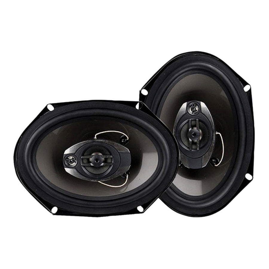 Pair  AUDIODRIFT 6x8" 350W 3 Way Car Audio Coaxial Speakers Image 1