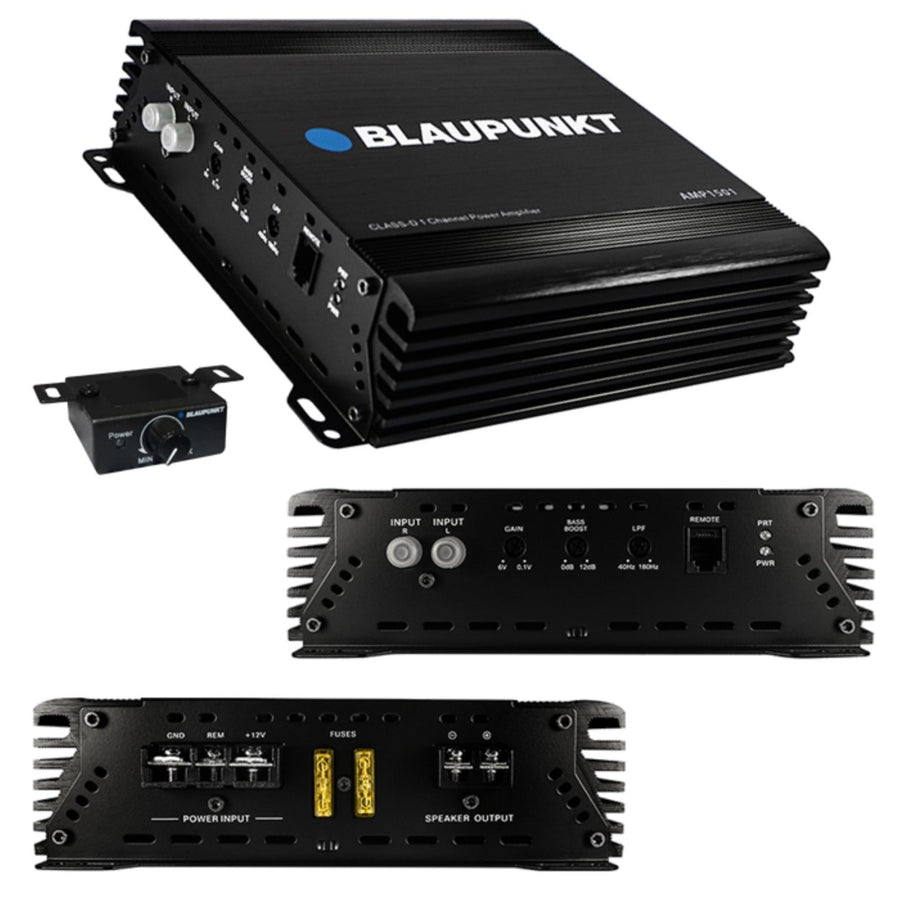 Blaupunkt High-End 1500 Watts Monoblock Car Audio Amplifier/Amp +Remote Image 1