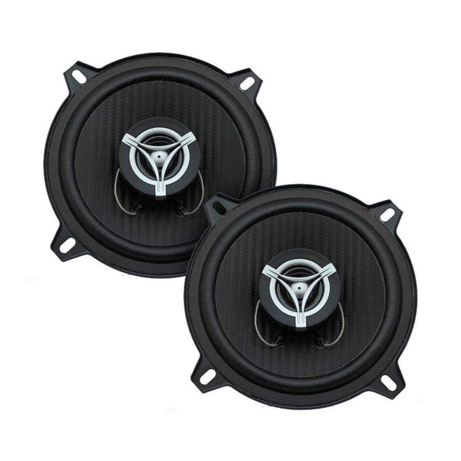 Power Acoustik 2 Way Coaxial Speaker 300W Carbon Fiber PP Cone Image 1