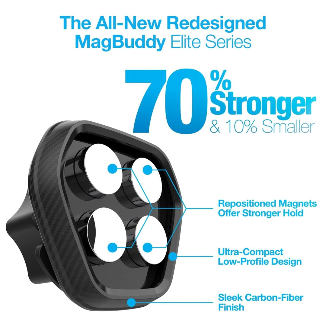 Naztech MagBuddy Elite AnywherePlus Mount w 360 Degree Swivel Rotation (15474-HYP) Image 2