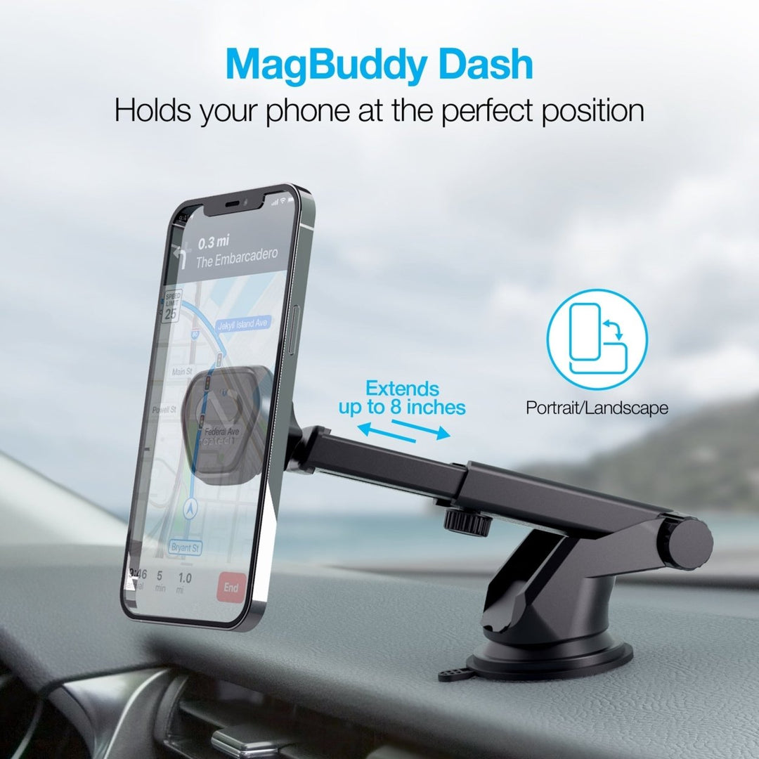 Naztech MagBuddy Elite Dash Mount for Hands-Free Use(15476-HYP) Image 3