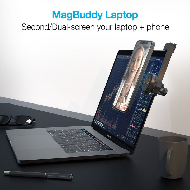 Naztech MagBuddy Elite Laptop Mount w Adjustable Angle and Orientation (15481-HYP) Image 3