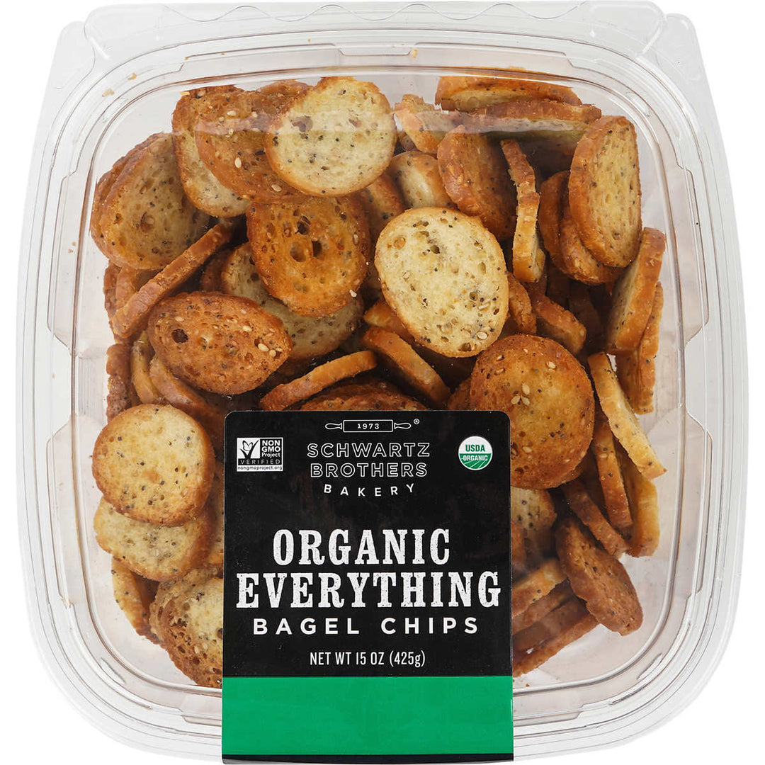 Schwartz Brothers Bakery Organic Everything Bagel Chips 15 Ounce Image 1