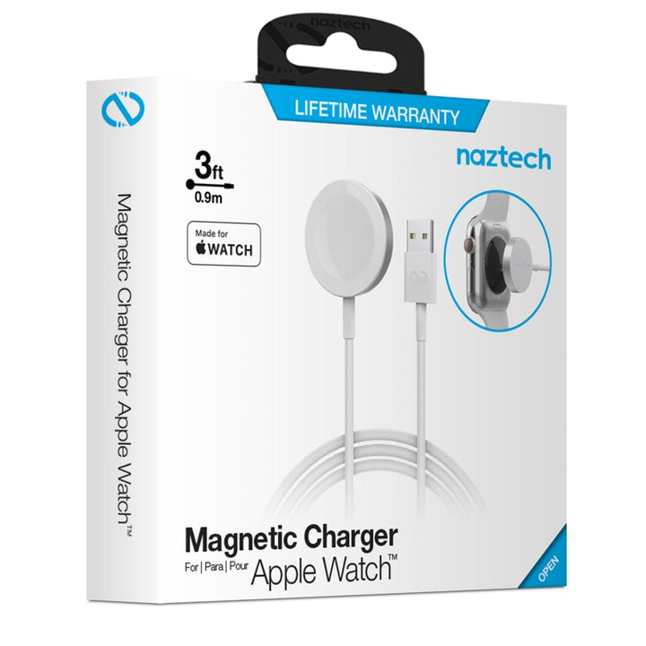 Naztech Magnetic Charging Cable for Apple Watch 3ft (15599-HYP) Image 9