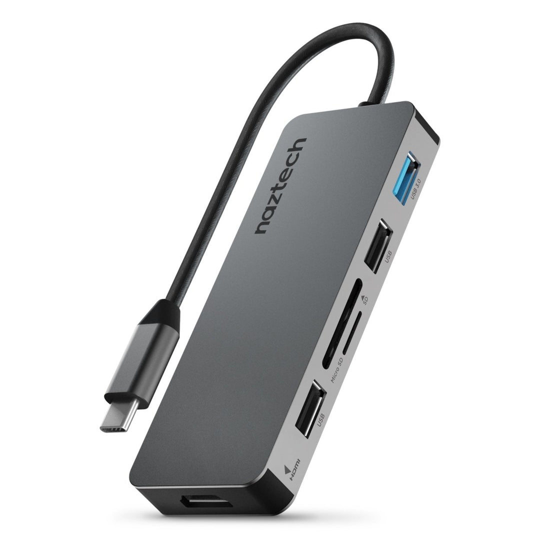 Naztech MaxDrive7 Universal USB-C Adapter Hub (15593-HYP) Image 1