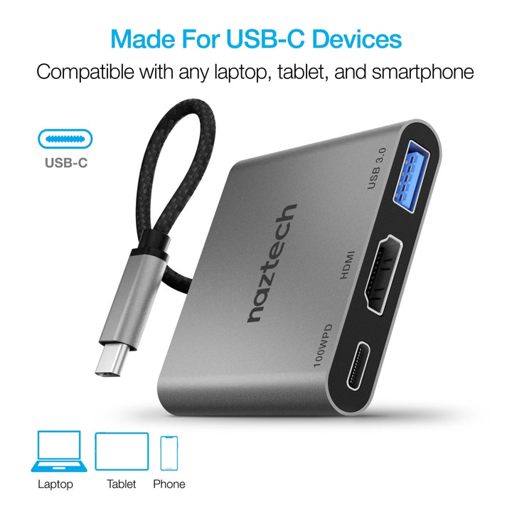 Naztech Portable MaxDrive 3100W Universal USB-C Hub (15598-HYP) Image 8