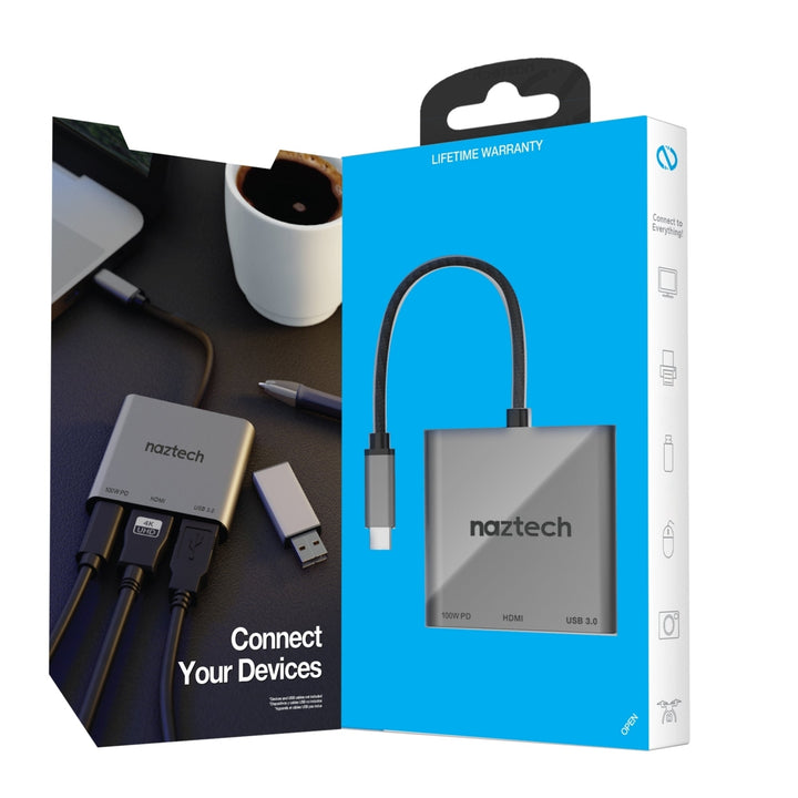 Naztech Portable MaxDrive 3100W Universal USB-C Hub (15598-HYP) Image 12