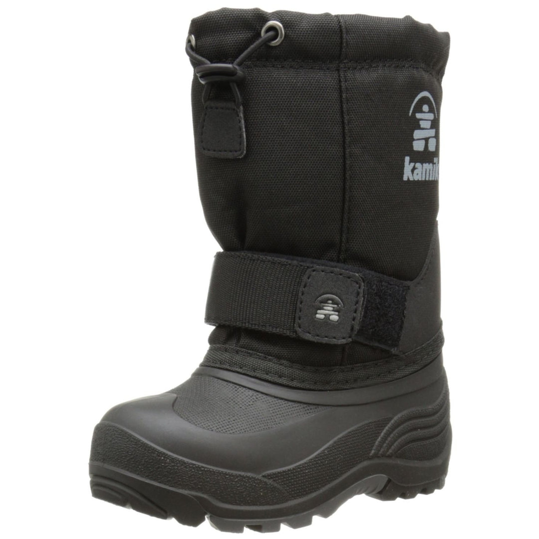 Kamik Rocket Cold Weather Boot Black 9 M US Toddler Waterproof Snow Boot Image 3