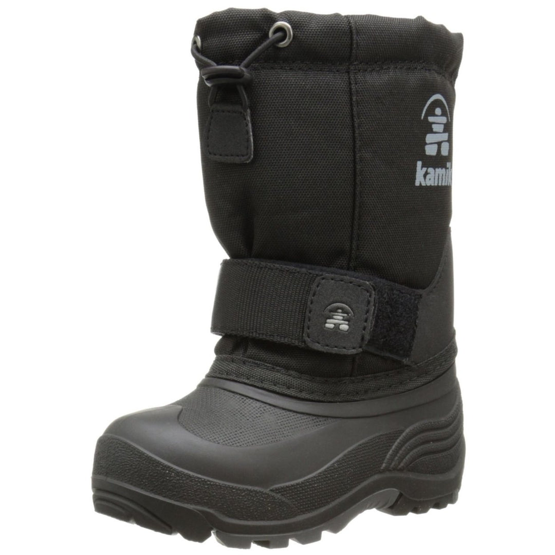 Kamik Rocket Cold Weather Boot Black 10 M US Toddler Waterproof Snow Boot Image 3